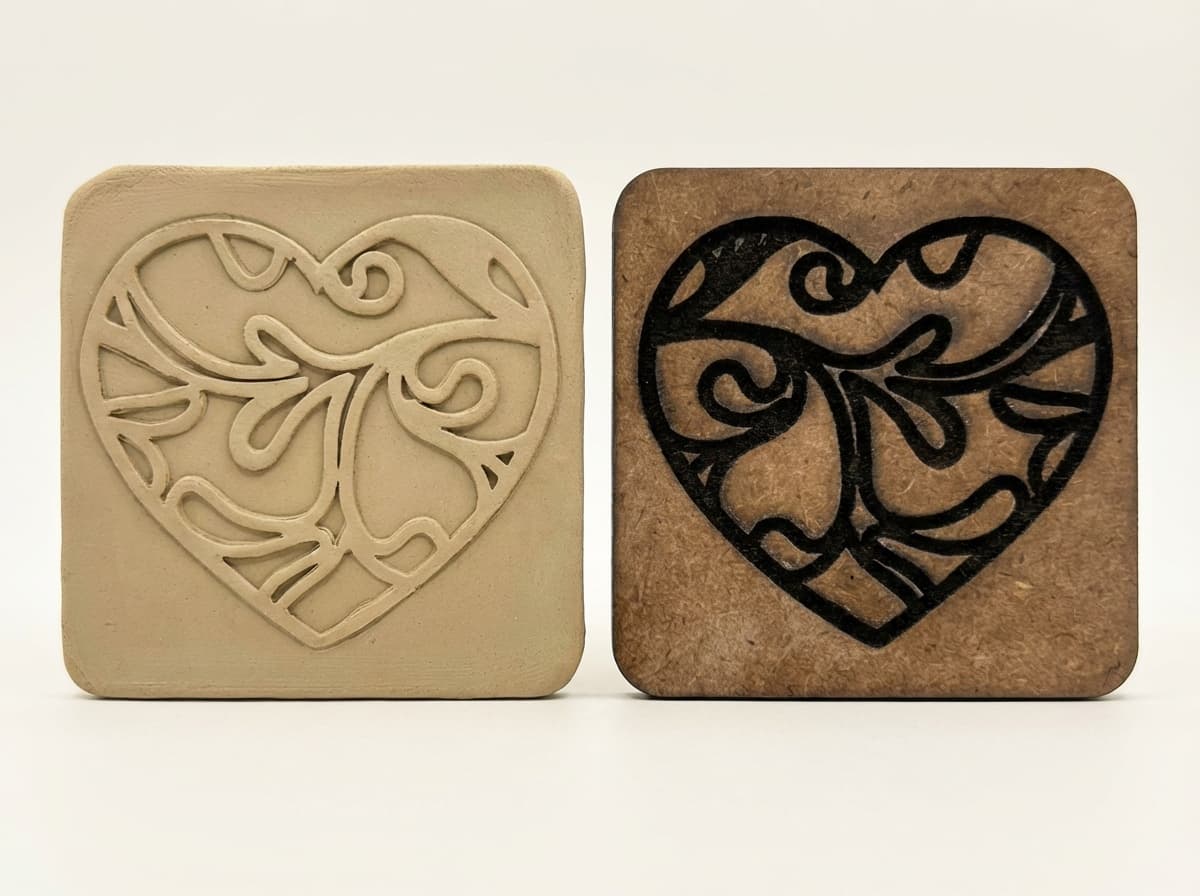 Heart tile