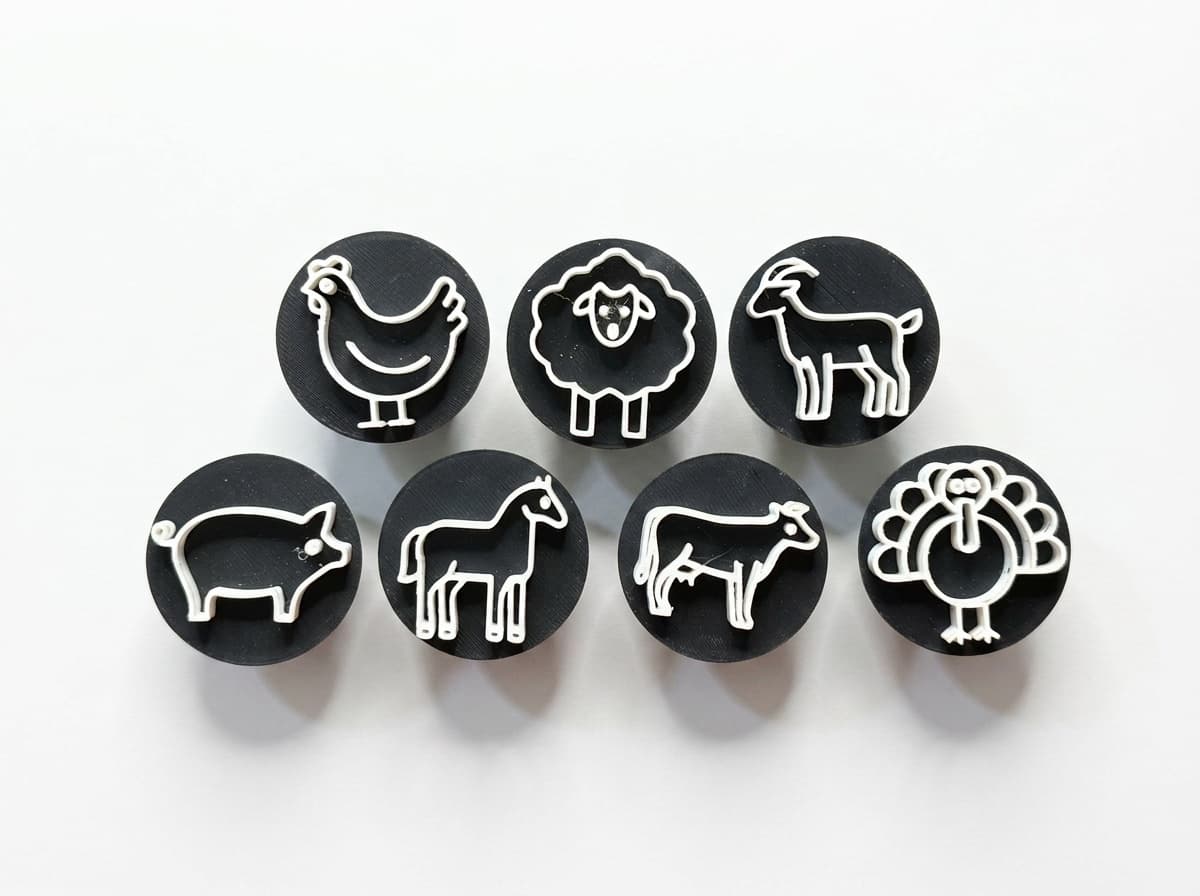 Farm animals (set of 7)