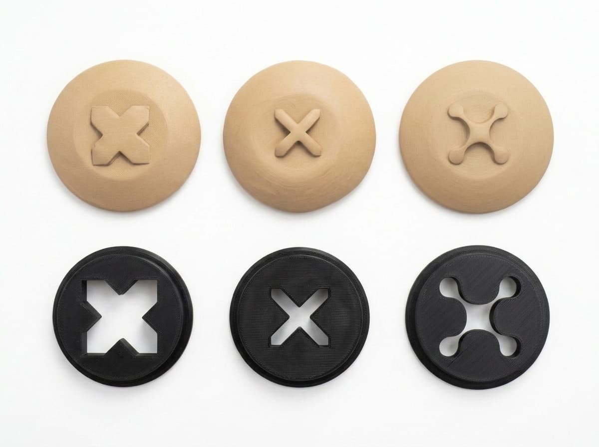 X Foot (set of 3)