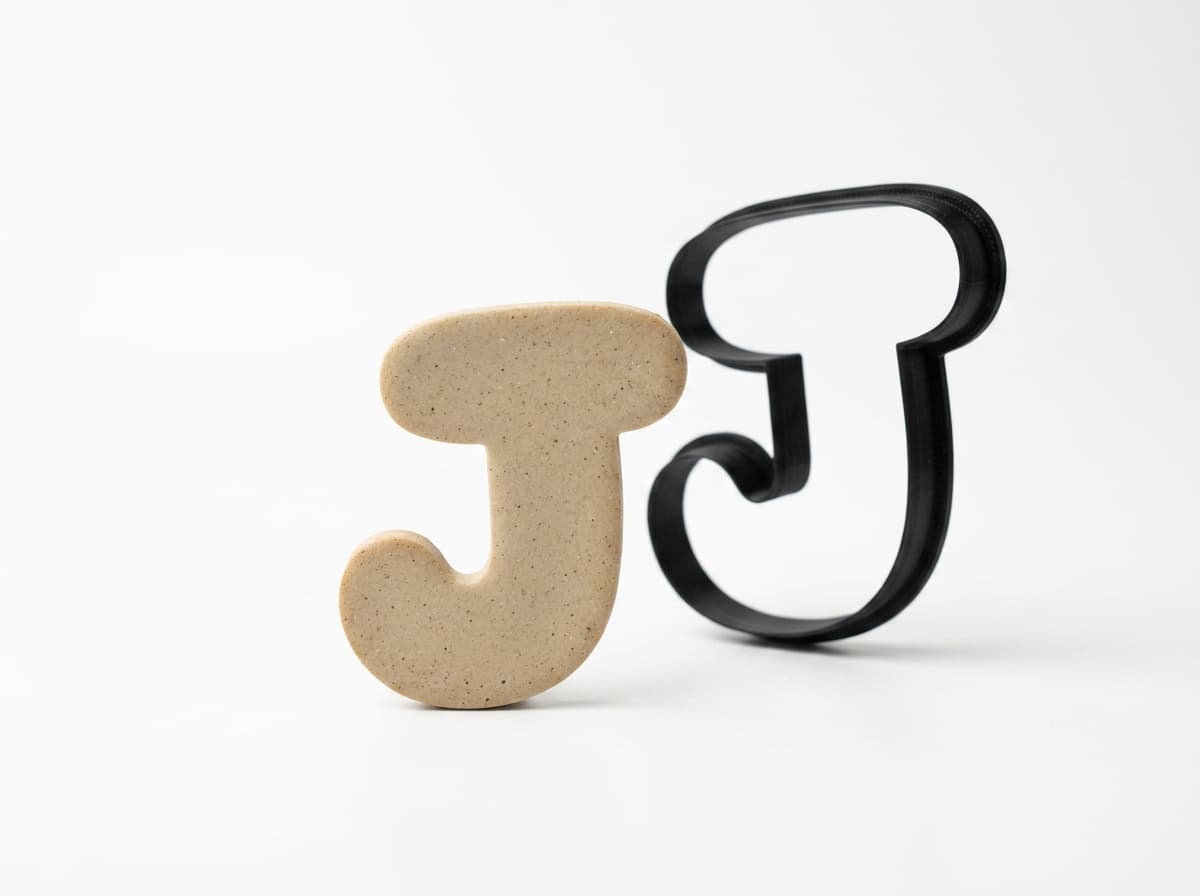 Letter J Chunky