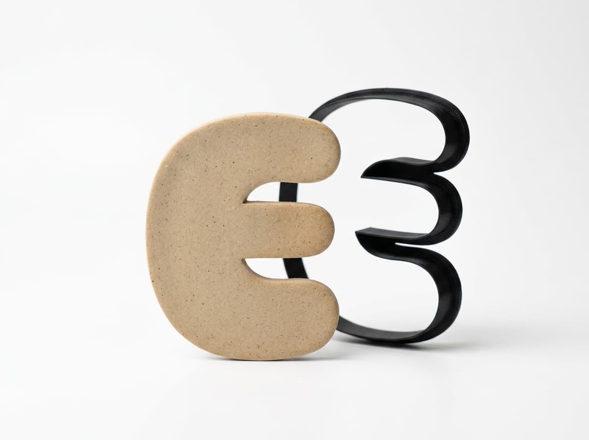 Letter E Chunky