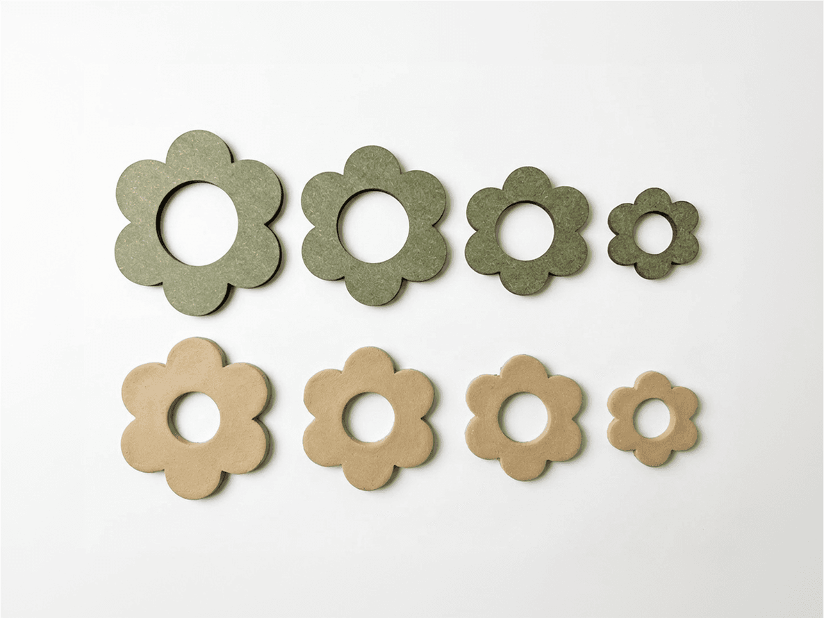 Flower foot (set of 4)