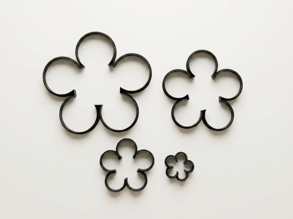 Five petals (set of 4) 4