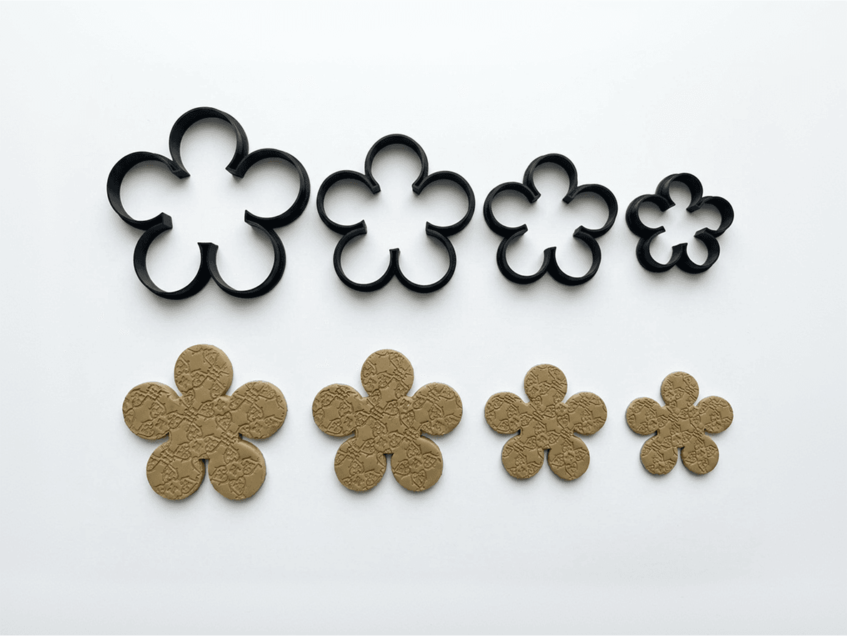 Five petals (set of 4)