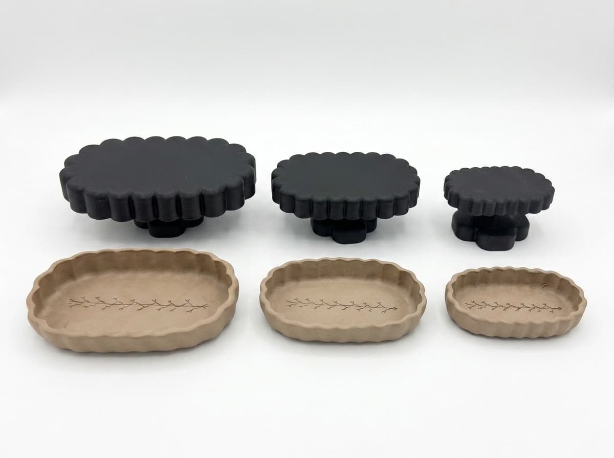 Scalloped Oval (set of 3)