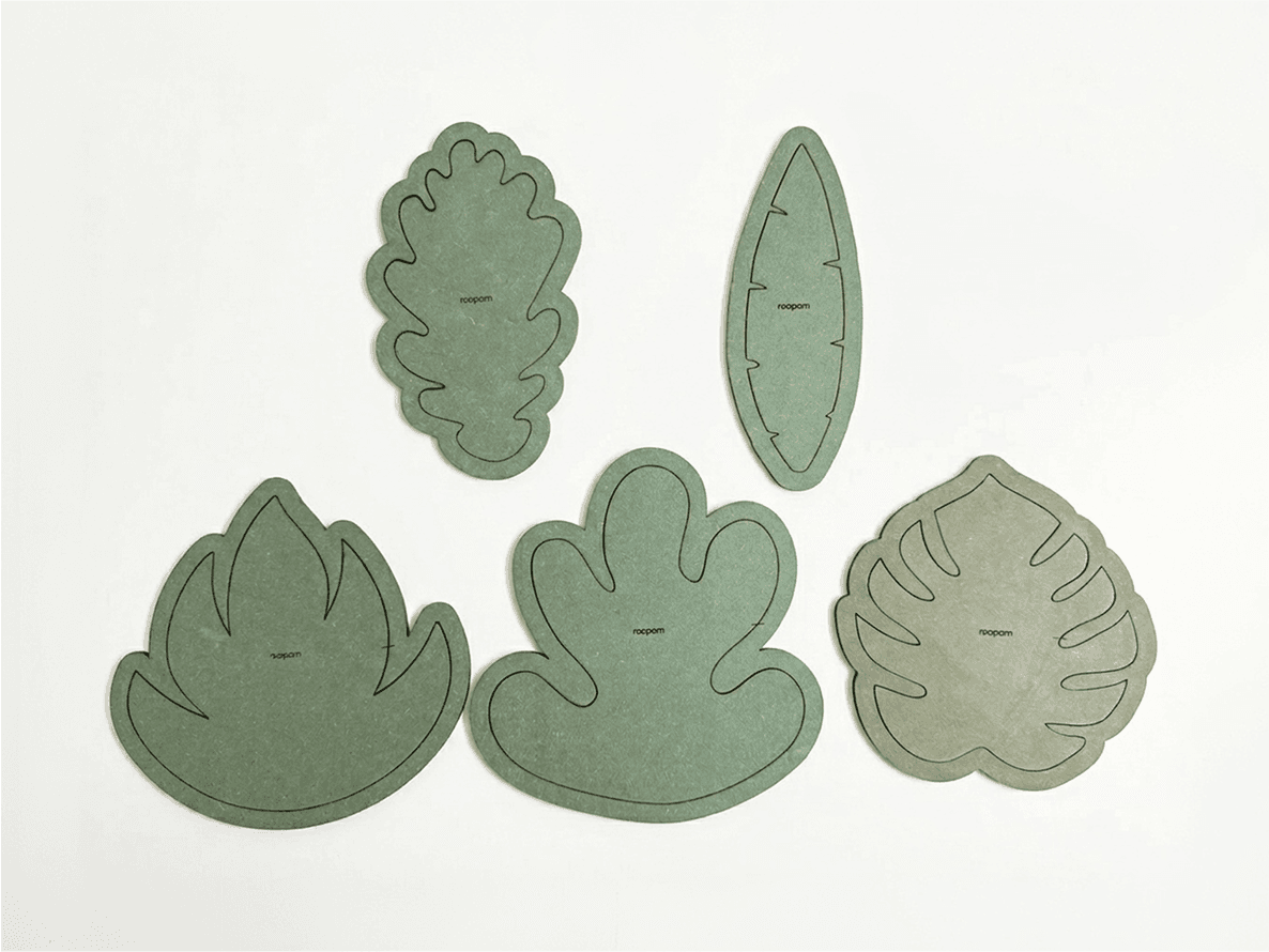 Leaf molds (set of 5)