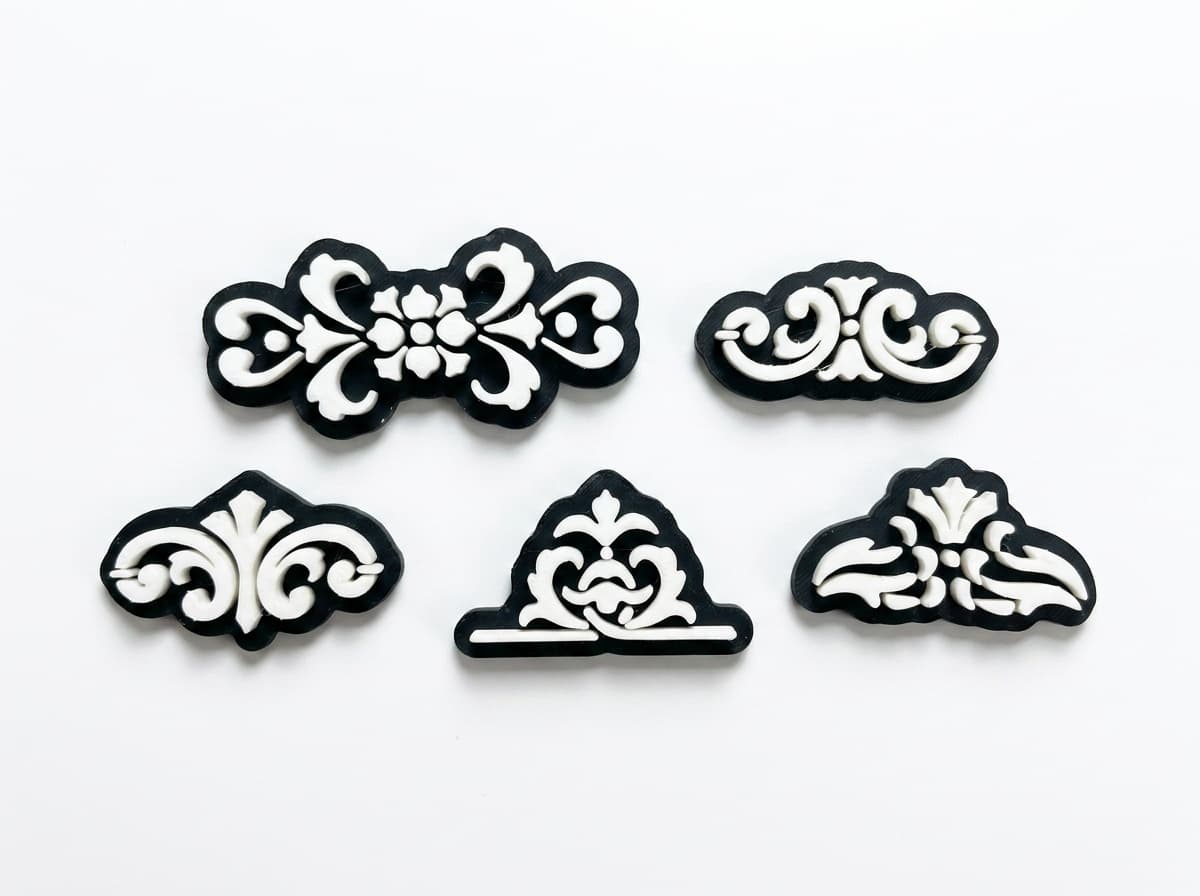 Baroque centrepieces (set of 5)