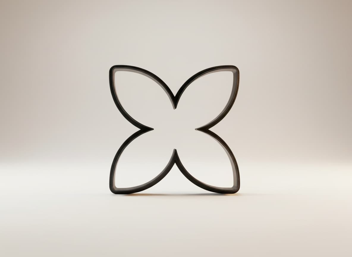 Four petal flower 3
