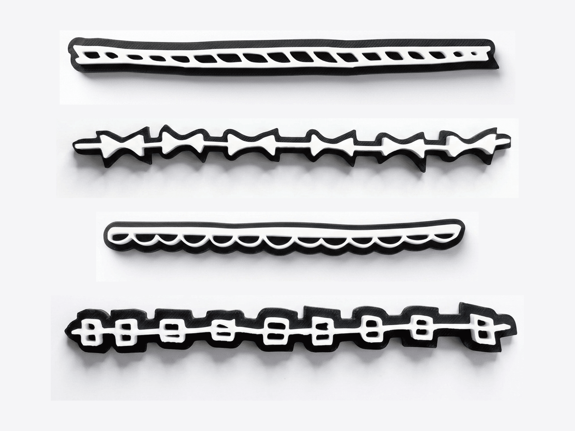 Doodle trims (set of 4)
