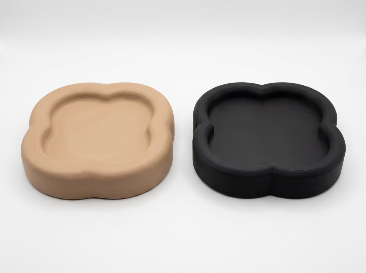 Quatrefoil Puffy Rim