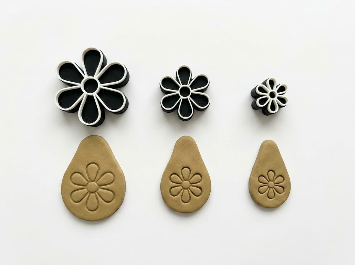 Open daisy (set of 3)