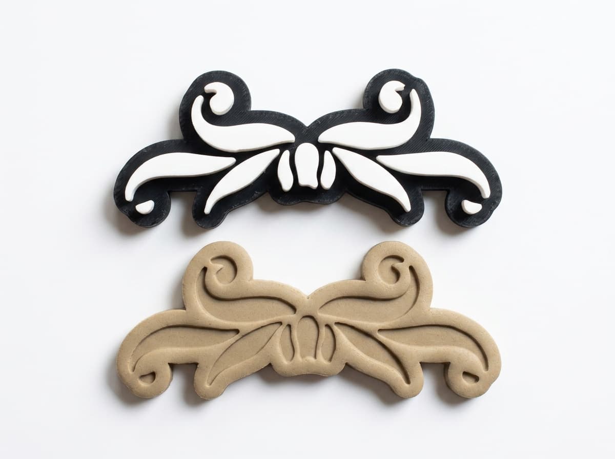 Ribbon flourish