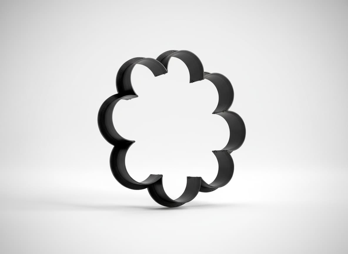 Multi scalloped flower 3