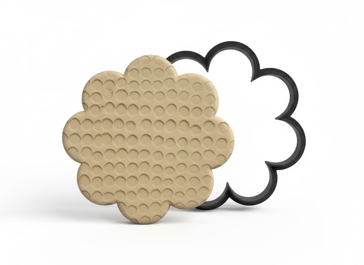 Multi scalloped flower