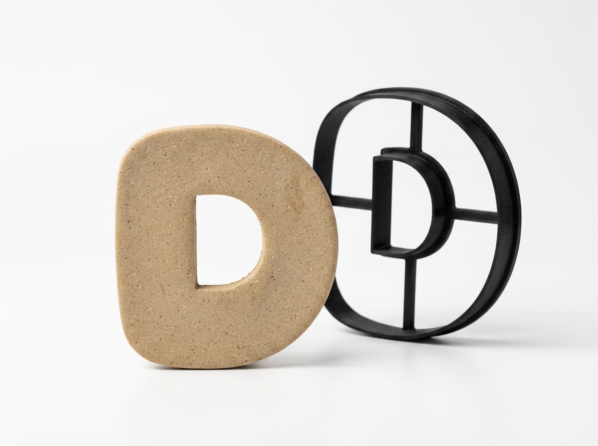 Letter D Chunky