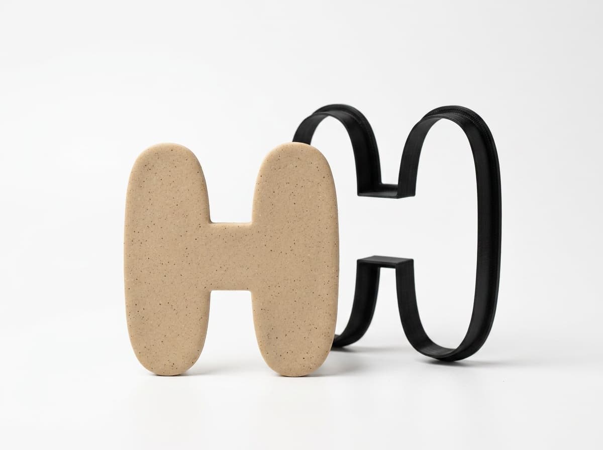 Letter H Chunky
