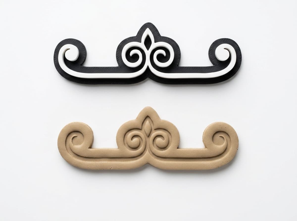 Scroll bracket