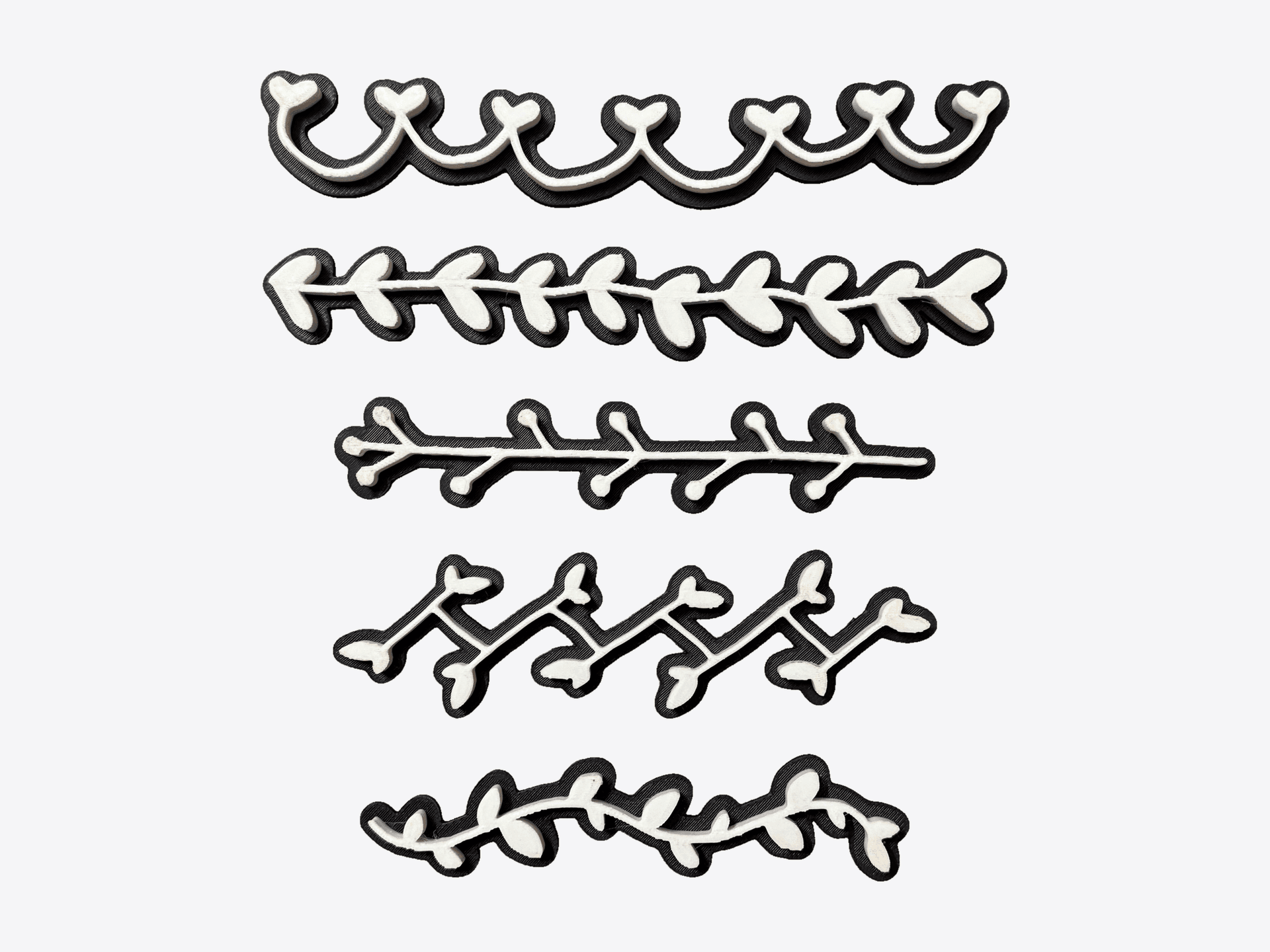 Doodle vines (set of 5)