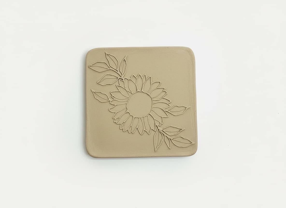 Sunflower bloom tile 2