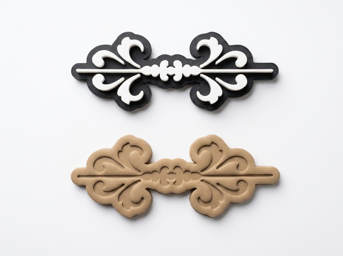 Leaf cartouche
