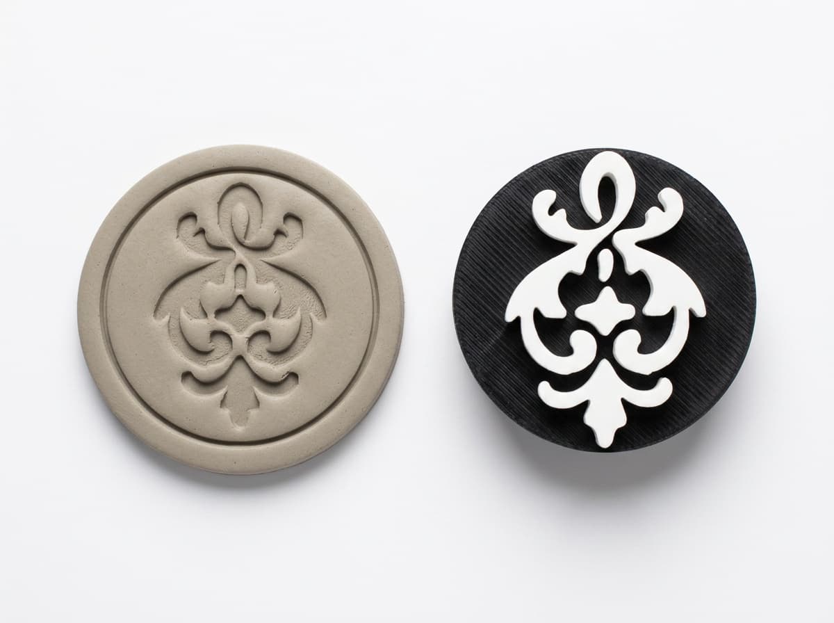 Damask emblems (set of 3) 4