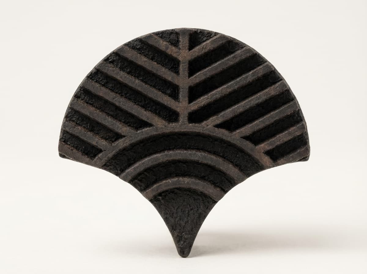 Chevron fan stamp 2