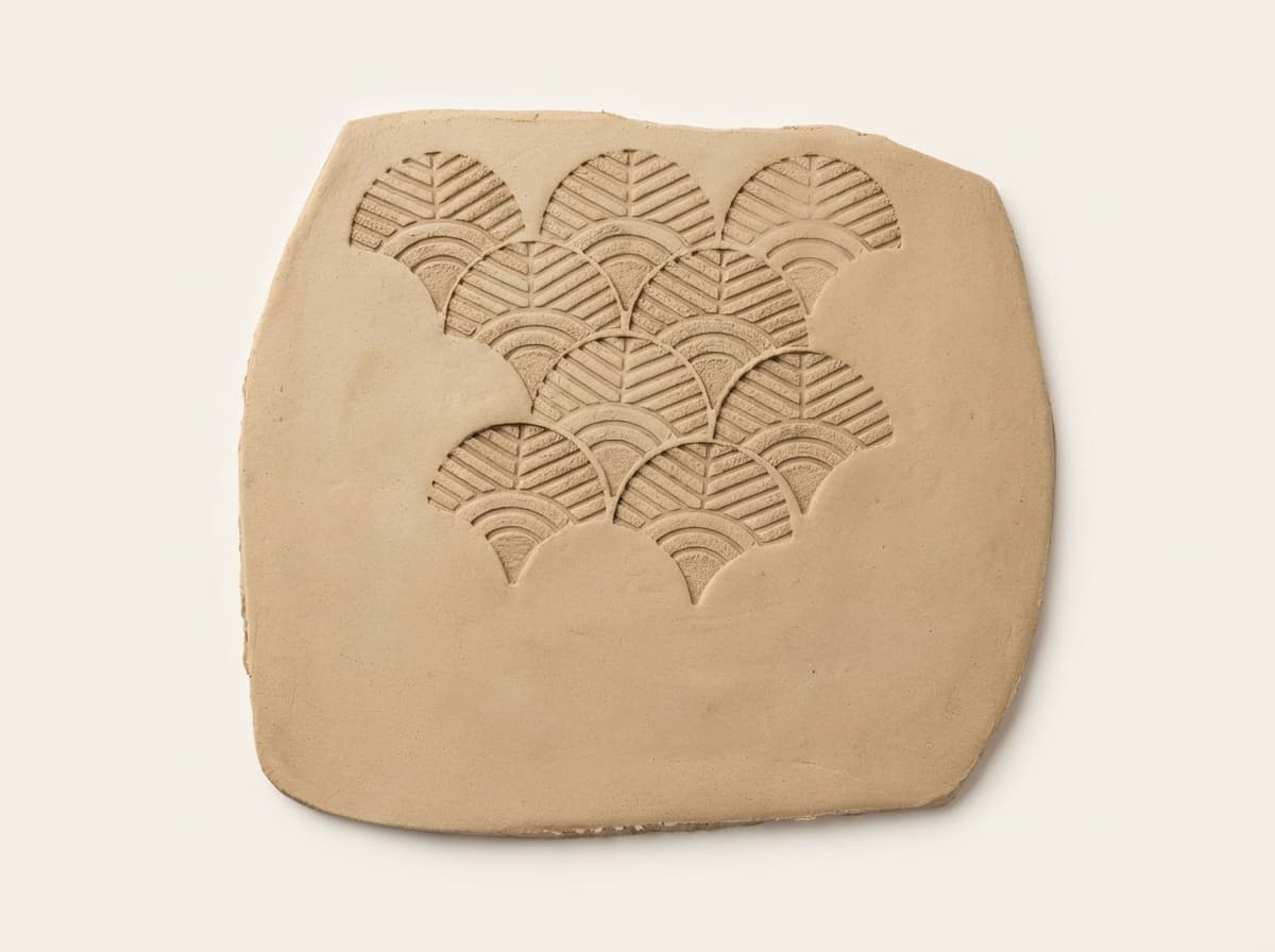 Chevron fan stamp 3